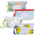 FEBSNOW 4 Pack Baby Wipes Container - Reusable Portable Wet Wipe Pouch Dispenser for Baby Travel