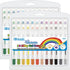BAZIC PRODUCTS Silky Gel Crayons 24 Color, Washable Blendable Non Toxic Watercolor
