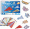 LEERYOUQU Kids Paper Airplane Kit, Creative Paper Airplane Book with 16 Classic