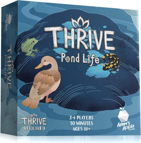 Thrive Pond Life - Board Game Expansion Kit - Adds 3-4 Players and Pond Creature Abilities