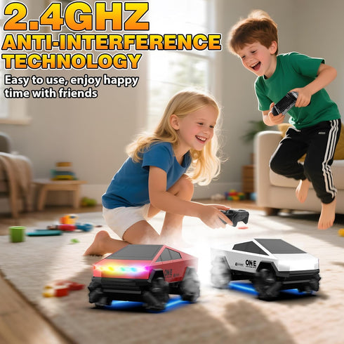 6-12 1/28 4WD 2.4Ghz 360Rotating Gesture Sensing RC Stunt Car Toys for Years Old Boys Girls, Scale RC Drift Car, RC