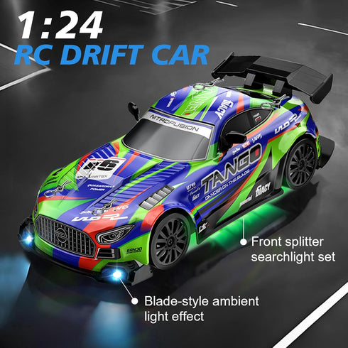 EOQIFJM Controller,1:24 4WD Drift RC Car for Electric Toy Car Hobby Racing Car Toys with High Speed RC Drift Cars