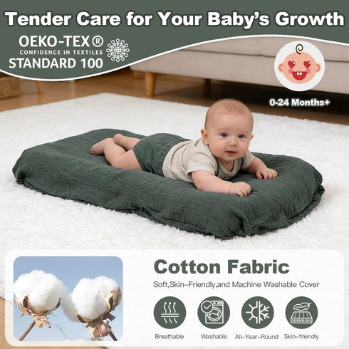 Meindoovm Cozy Infant Support Cushion - Snuggle Me Infant Support Cushion for Newborns | Breathable & Soft, Portable