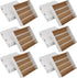 HIMOMO Collector Card Storage Box - 3120 Count for Trading Cards, White Sports Card Boxes (6 Set)