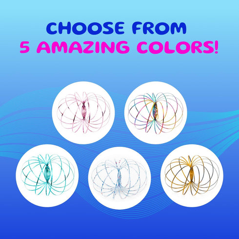 Mozi 3D Geometric Magic Flow Bracelet - Easy to Use - Bracelet Spiral Toy, Spinning Bracelet Spiral for Children
