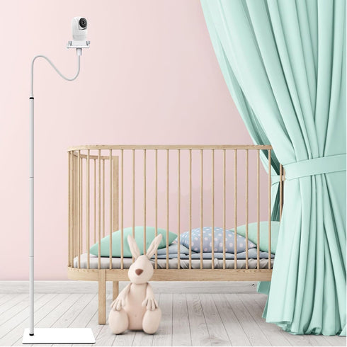 Compactible Baby Monitor Mount Floor Stand Holder for Infant Optics DXR-8 Pro, Nanit Pro, eufy, HelloBaby, VAVA, and