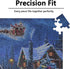 Christmas Puzzle Eve 500 Pieces Jigsaw Puzzles for Adults, 27" x 20" Large Winter Santa Claus