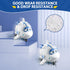 Super Wings 5 Inch Transformable Toys Astra, Airplane Toy Birthday Party Supplies for Preschool Boys Girls Age 3+, White