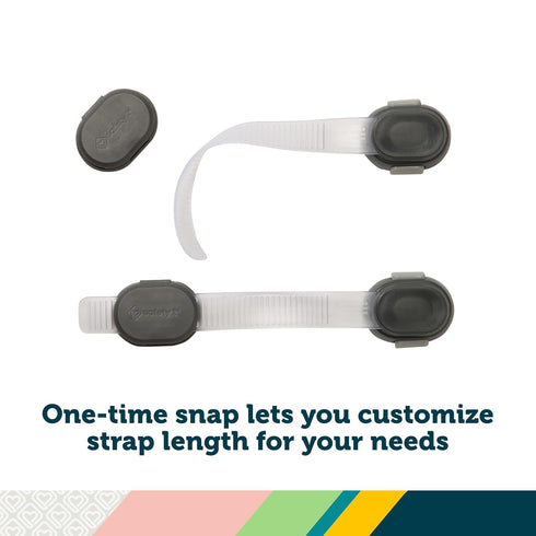 Safety 1st Custom Fit All Purpose Strap, Décor, 2 Count