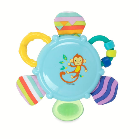 Nuby Look-at-Me Mirror Teether Toy - Colors May Vary