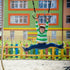 2 Pack Set Hanging Ninja Gymnastic Ring Swing Monkey Bar Climbing Bar Jungle Fist For Outdoor Indoor Backyard