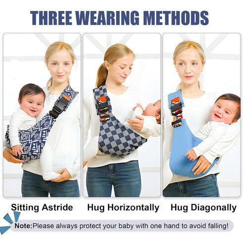 Beyoik 10-30 lbs(Grey) Baby Sling Carrier,Baby Sling,Toddler Carrier,Adjustable and Non-Slip Hip Seat Carriers Carrying