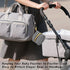 Lxqimora Rock Gray Print Pacifier Case for Travel Clip-On Pacifier Holder Baby Pacifier Pod for Stroller Diaper Bag