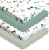 FIGEPO 4 Pack Mallard Duck Baby Pack N Play Sheets Neutral Unisex Breathable
