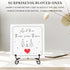 Ivory White Family of Three Pregnancy Announcement, New Member Coming Soon, Ultrasound Frame Keepsake Box, Baby Birth
