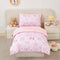 URBONUR 4 Piece Toddler Bedding Set - Soft and Breathable Crib Bedding