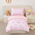 URBONUR 4 Piece Toddler Bedding Set - Soft and Breathable Crib Bedding
