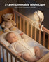 4000mAh 4-Speed 360 SWEETFULL Baby Stroller Fan - Rechargeable Quiet with LED Display & Night Light, Mini Portable Clip