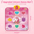 Unicorn Dance Mat for Girls 3-12 Years, LED Lights, Built-in Music, 6 Game Modes, Christmas Birthday Gift