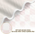 KICPOAY Pink White Checkered Baby Swaddle Blanket for Boys and Girls, Muslin Baby Receiving Swaddle Blanket, Soft