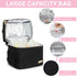 2 1 Backpack 2 Pack 6-9oz Breast Milk Cooler Travel Bag | Waterproof in Pump & Bottle Sections Insulated Baby Bottle