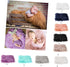 Newborn White Furry Throw Blanket Faux Fur Infant Photography Mat Winter Blankets for Babies Infant Fur Blanket Nativity Costumes for Kids Infant Photography Blanket Set Baby Boy by COOPHYA