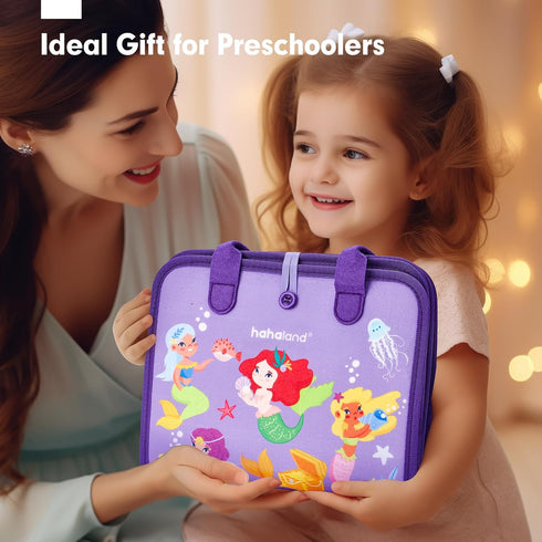 3 3rd 8 1 3 hahaland Busy Board Montessori Toys - Year Old Girl Gifts Bithday Gift Ideas - in Preschool Learning