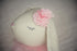 Lilly The Bunny, Beautiful Cream Cotton Linen Plush Doll with Floppy Ears, Authentic Pink Ballerina Tutu, Cuddly Fur Top