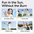 SPF50, 1.94oz Hi!papa Kids Mineral Sunscreen Face & Sensitive Skin, Non-Nano Zinc Oxide Baby Sunblock with Centella, No