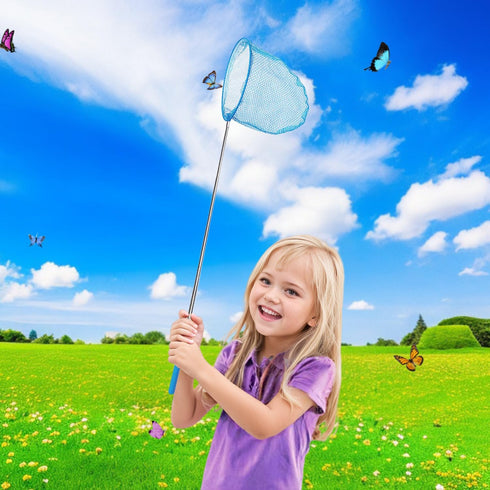 Outdoor Exploration Telescopic Bug-Catching Nets, 2 Pack for Children's Nature Exploration