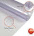 48 Inch 48 Inch, RESILIA Under High Chair Splat Mat, Premium Heavy-Duty Spill & Splash-Proof, Orange Peel Pattern
