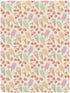 Jynexis 52x28 Ice Cream Cherries Beige Pattern Baby Crib Sheets, Cotton Fitted Crib Sheet, Soft Breathable, Fits