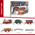 Set Sets 11.5 Playset Classic Christmas Train with Lights and Sounds Railway Tracks Battery Operated Train Toy Models
