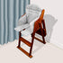 twoworld High Chair Cushion - Gray Star Seat Cover for Baby Dining