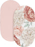Set 2p Sweet Jojo Designs Boho Shabby Chic Floral Girl Baby Bassinet Sheets Fitted Sheet Infant Newborn Nursery Oval