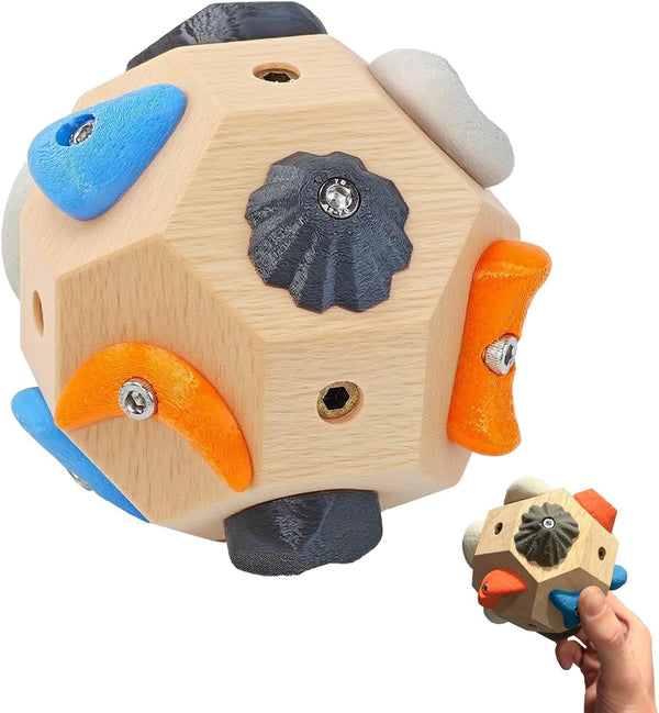 Roioiow Handcrafted Climbing Blocks Toys| Finger Strengthener & Grip Trainer for Rock Climbers