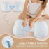Pregnancy Pillows for Sleeping, Adjustable Travel Wedge Pillow for Belly, Back & Hip Support, Compact Maternity Sleep