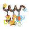 TOYMYTOY Car Seat Stroller Toys - Kid Baby Spiral Bed Stroller Toy Monkey Elephant Educational Plush Hanging Toys