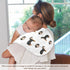 1 Pack vvfelixl Burp Cloths Bernedoodle Dog for Baby Boy Girls Baby Washcloths Burp Rags