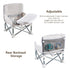 FUFVUTI 6 3 Portable Baby Chair with Removable Tray Folding Booster Seat for Toddlers Months to Years, Lightweight