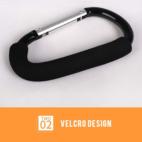 TGOOD Stroller Hooks-2pacs X-Large 16cm Multipurpose Hook Clips for Mommy Shopping Bags, Diaper Bags