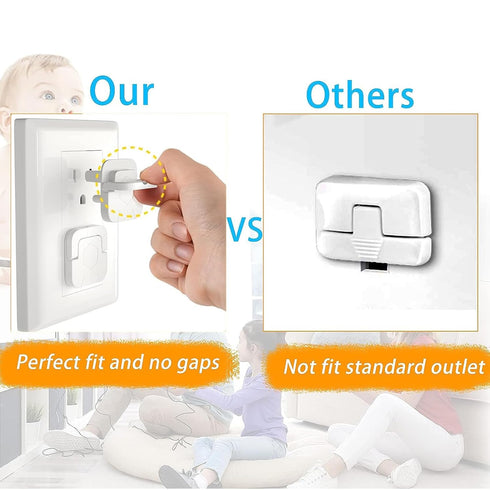 Outlet Covers Baby Proofing Plug, 60 Pack Socket Safety Plug Covers for Child Proof Protectors, White Baby Essentials