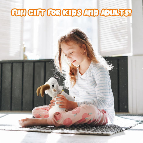 WYZOID Screaming Goat Toy, Screaming Goat Plush Toy, Makes Fun Screaming Goat Sounds, Features Goat Bell, Fun Gifts