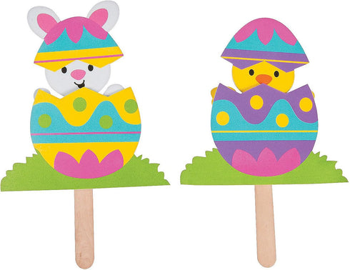 Pop Up Easter Character Craft Kit, 12 Crafts for Kids and Fun Home Activities