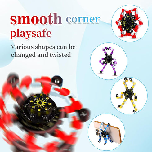 Hdnpea Kids,36PCS Easter Basket Stuffers for Transformable Fidget Spinners for Kids and Adults, Stress Relief Sensory