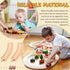 Pack 8 Packs Tracks(6.3 1.57 0.63 Inch,Curved) Liliful of Wood Train Track Expansion Compatible with Most Train x x