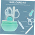 Set 4-Piece MERRYHAPY Baby Nail Clippers for Infants Nail Care Kit with Metal Tweezers Scissors Safe and Easy Grooming