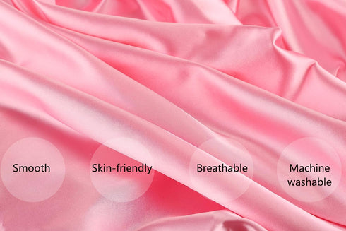 Tcmyyund Set 2 Pack 28x52 Satin Fitted Crib Sheet Ultra Soft Silk for Standard Crib and Toddler Mattress Protect