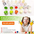 FLAJZ 4 Pack 5-8, 4-12, 8x8 Inch Paint by Numbers Kit for Kids, Easy Kids Paint by Number Kits Age DIY Color Canvas