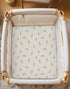 2 Pack, Bassinet Sheet for Baby Boy and Girl Fitted Sheets for Rectangle, Oval, Hourglass Bassinet Mattress, Muslin